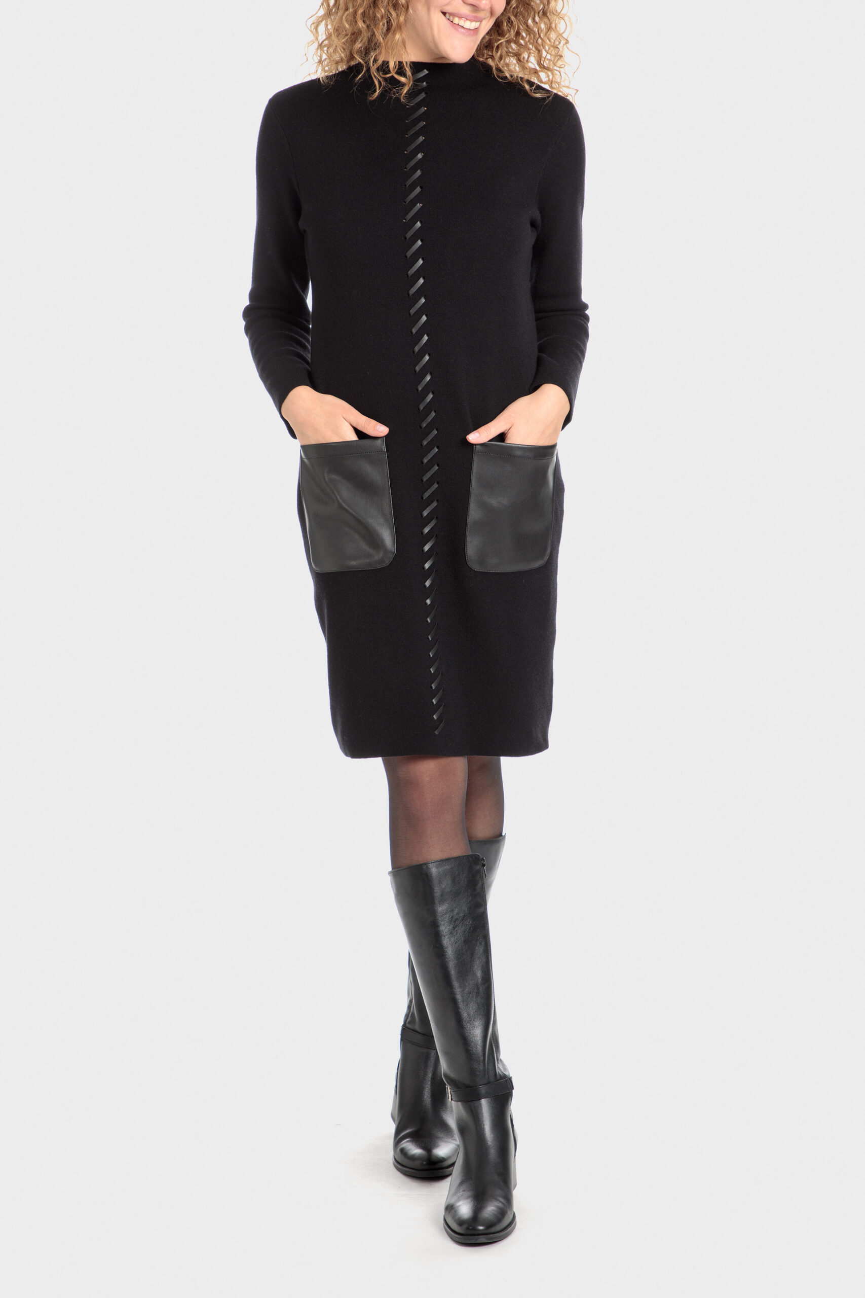 Black dress 418700 - Punt Roma by Mode Confort | Sommerkleider