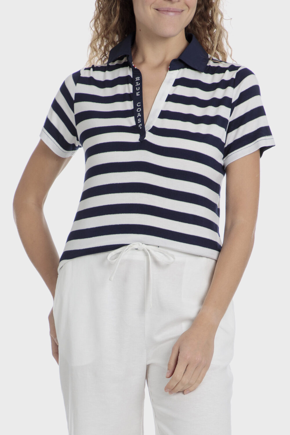Striped Polo 440953 - Mode Confort